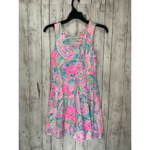 Lilly Pulitzer Girls Pink Dresses Size 14 - Picture 2 of 4